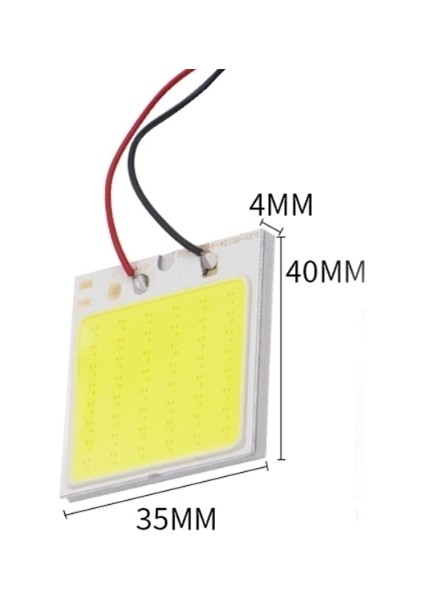 T10 Araç İçi Aydınlatma 48 Smd Led Panel