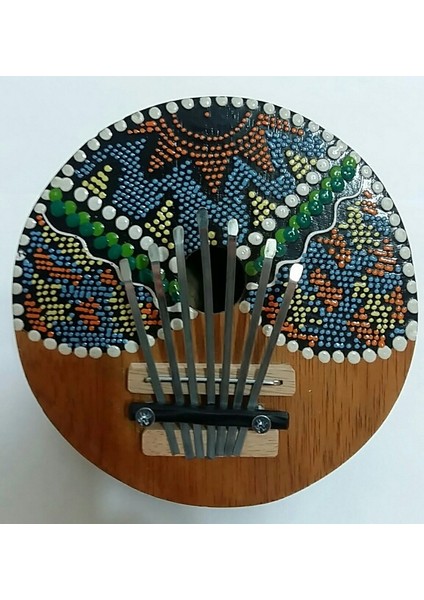 Hindistan Cevizinden El Yapımı Parmak Piyano Kalimba