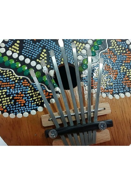 Hindistan Cevizinden El Yapımı Parmak Piyano Kalimba