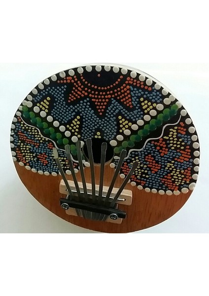 Hindistan Cevizinden El Yapımı Parmak Piyano Kalimba