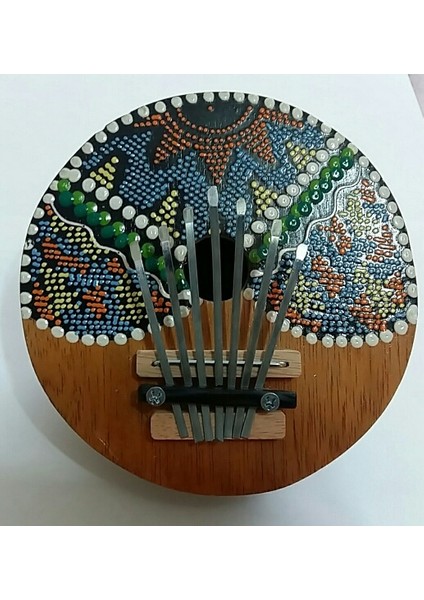 Hindistan Cevizinden El Yapımı Parmak Piyano Kalimba
