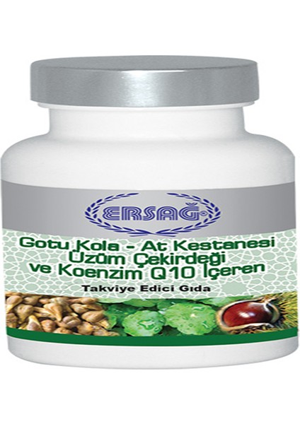 Gotu Kola, At Kestanesi, Üzüm Çekirdeği, Koenzim Q10
