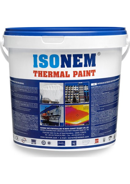 Isı Yalıtım Boyası -  Thermal Paınt (10 Lt)