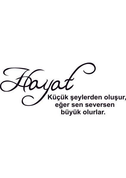 Design'dan Hayata Dair Duvar Sticker