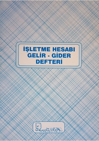 İşletme Hesabı Gelir-Gider Defteri Karton Kapak