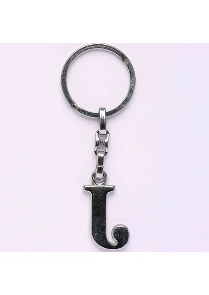 Yeni179 Metalik Krom Ve Harf Anahtarlık