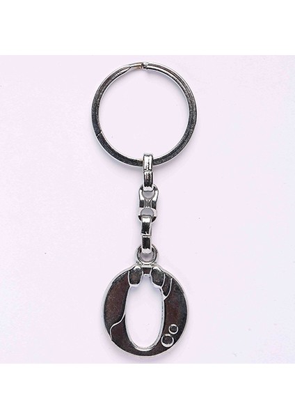 Yeni191 Metalik Krom Ve Harf Anahtarlık