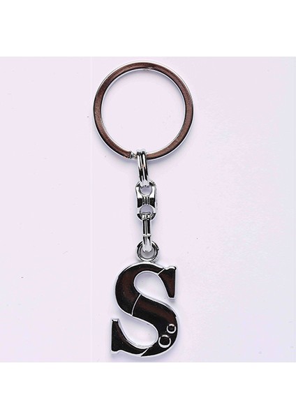 Yeni192 Metalik Krom Ve Harf Anahtarlık