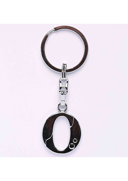 Yeni197 Metalik Krom Ve Harf Anahtarlık