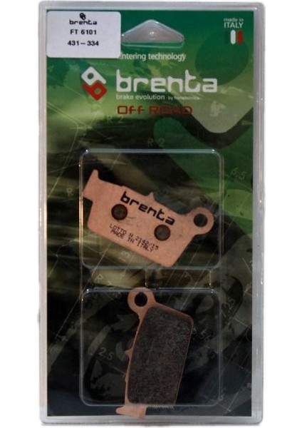 Beta URBAN 200 Disk Sinter Metal Fren Balata (off-road) Arka (2008-2015)