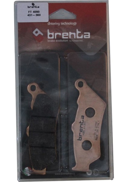 Bmw F 700 GS Disk Brenta Sinter Metal Fren Ön Balata (2011-2015)