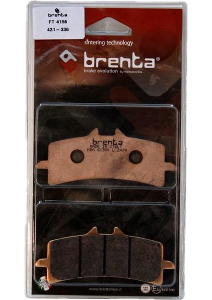 Ducati 848 Disk Brenta Sinter Metal Fren Ön Balata (2010-2013)