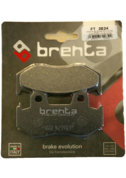 Honda PES 125 Disk Fren Balata Ön (2006-2013)