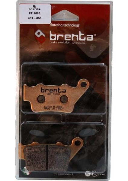 Ktm EXC 125 Disk Brenta Sinter Metal Fren Arka Balata (1994-2003)