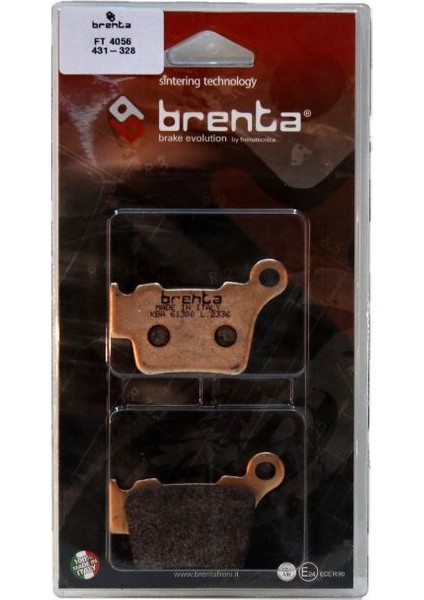 Ktm EXC 450 SIX DAYS Disk Sinter Metal Fren Balata Arka (2011-2018)