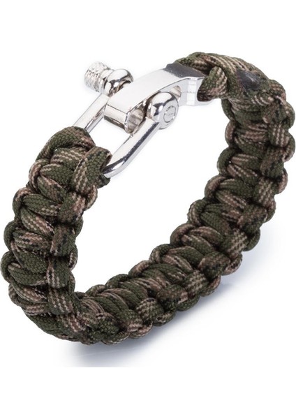 Ayarlanabilir Özellikli Kamuflaj Outdoor Paracord Bileklik