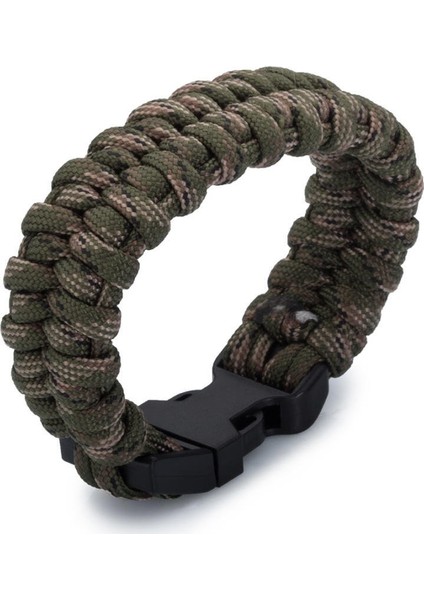 İnce Tasarım Kamuflaj Desen Outdoor Paracord Bileklik