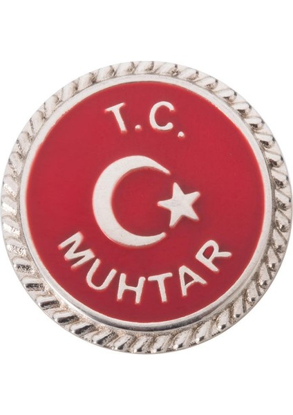 Nilhan Sultan Gümüş Muhtar Yaka Rozeti