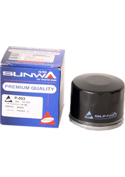 Aprilia ATLANTIC 400 Yağ Filtresi HF184 (2006-2009)