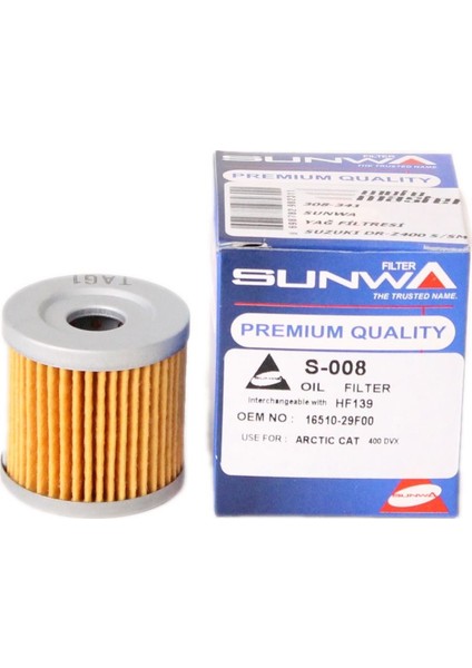 Suzuki LT-Z 400 Yağ Filtresi HF139 (2003-2016)