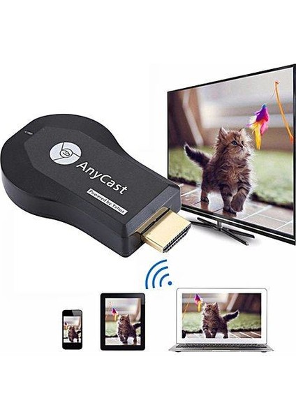 Anycast M9 Plus Full Hd Hdmi Kablosuz Görüntü Ve Ses Aktarıcı Aparat