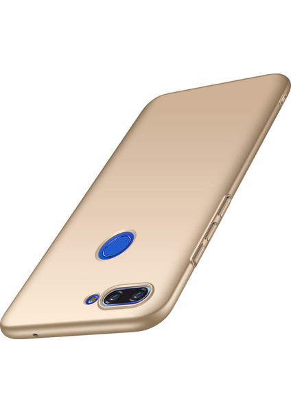 Matte Silicone Xiaomi Mi 8 Lite Kılıf Gold