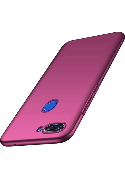 Matte Silicone Xiaomi Mi 8 Lite Kılıf Mor