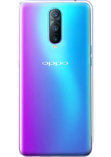 Oppo RX17 Pro Kılıf Transparent Soft Beyaz