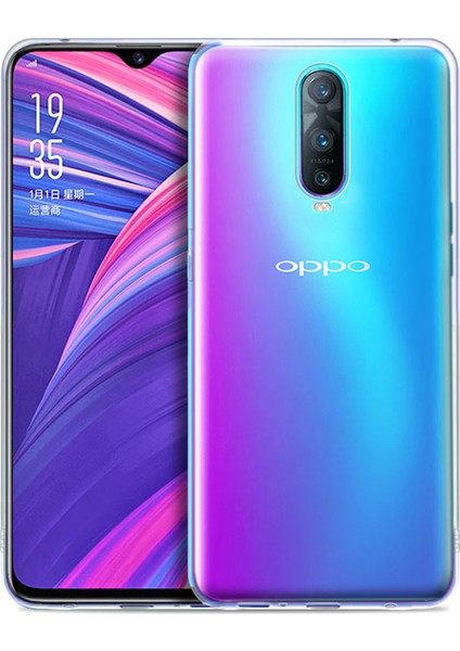 Oppo RX17 Pro Kılıf Transparent Soft Beyaz