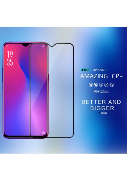 Oppo RX17 Pro Tam Kaplayan Temperli Cam Ekran Koruyucu Siyah fırsatları
