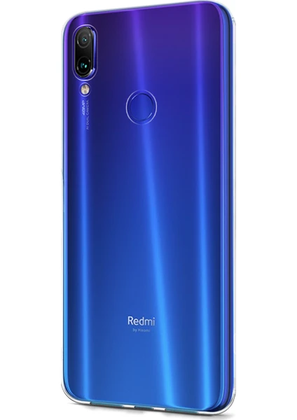 Xiaomi Redmi Note 7 Kılıf Transparent Soft Beyaz