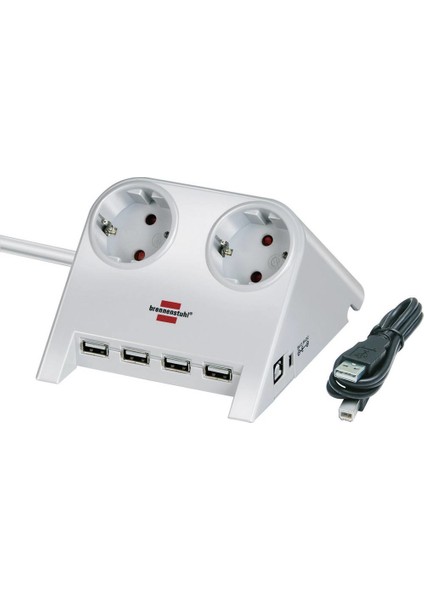4X Usb 2.0 2.100 Mah 2 Li Uzatma