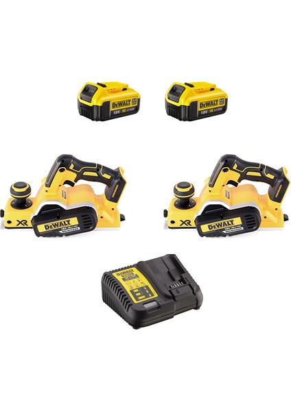 Xrtool 2 Adet Dcp580Nt Şarjlı Planya Makinası