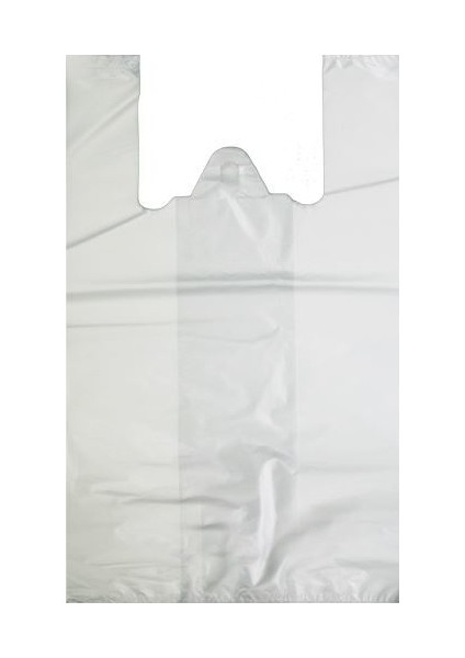 Beyaz Hışır Atlet Market Poşeti 5 kg Cici Boy 23X38 cm