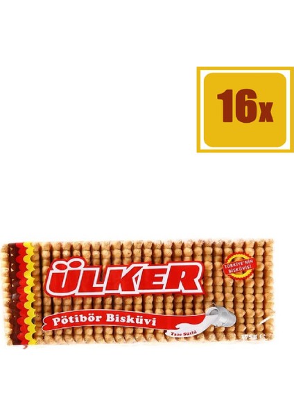 Pötibör Bisküvi 175 gr 16'Lı Set