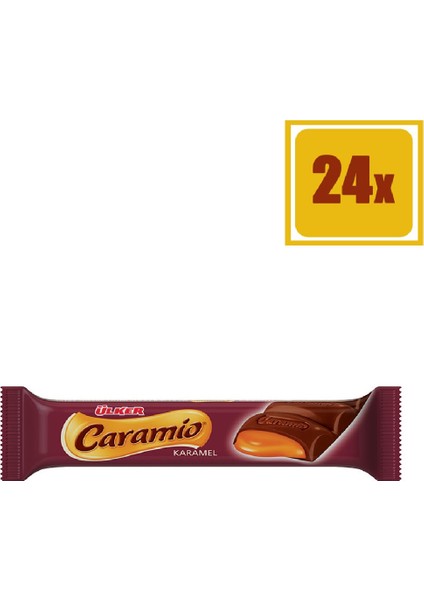 Çikolatalı Caramio 35 gr 24'Lü Set