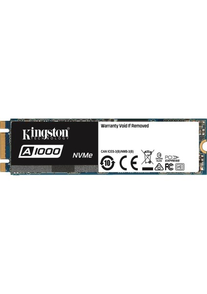 A1000 480GB 1500MB-1000MB PCIe NVMe SSD