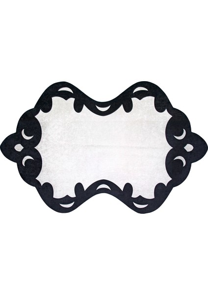 Figürlü Özel Kesim Yıkanabilir Kaymaz Taban Halı 104 Beyaz ( 160 X 230 ) fiyatları