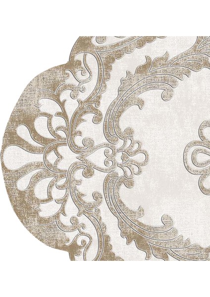 Figürlü Özel Kesim Yıkanabilir Kaymaz Taban Halı 107 Bej ( 80 X 150 ) fırsatları