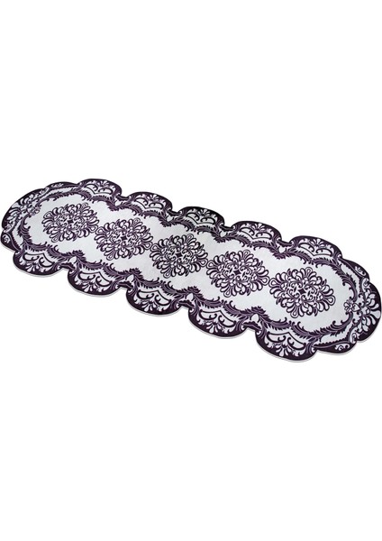 Figürlü Özel Kesim Yıkanabilir Kaymaz Taban Halı 107 Siyah ( 80 X 200 ) modelleri