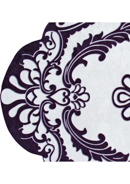 Figürlü Özel Kesim Yıkanabilir Kaymaz Taban Halı 107 Siyah ( 80 X 150 ) fırsatları