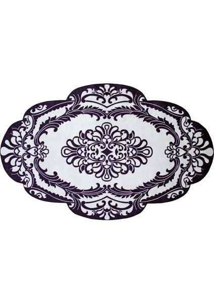 Figürlü Özel Kesim Yıkanabilir Kaymaz Taban Halı 107 Siyah ( 160 X 230 ) fiyatları