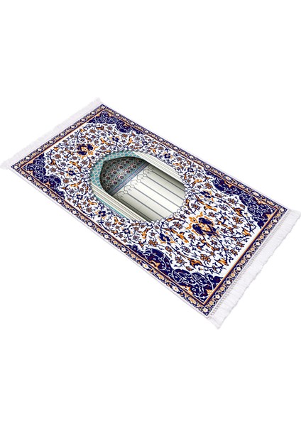 İpek Dijital Baskı Yıkanabilir Kaydırmaz Taban Seccade 70X110 1014