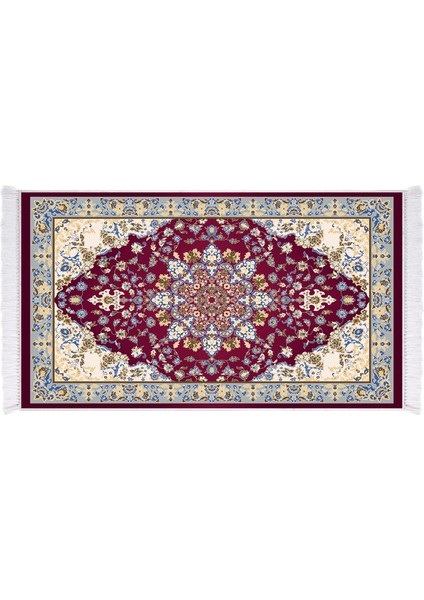 İpek Dijital Baskı Yıkanabilir Kaydırmaz Taban Seccade 70X110 1016