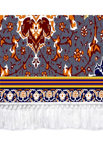 İpek Dijital Baskı Yıkanabilir Kaydırmaz Taban Seccade 70X110 1018