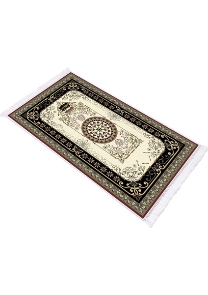 İpek Dijital Baskı Yıkanabilir Kaydırmaz Taban Seccade 70X110 1019
