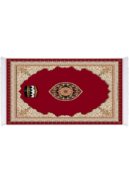 İpek Dijital Baskı Yıkanabilir Kaydırmaz Taban Seccade 70X110 1020