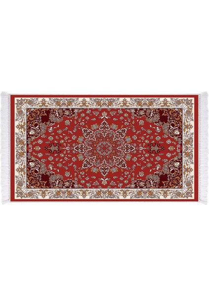 İnci Dijital Baskı Yıkanabilir Kaydırmaz Taban Seccade 70X110 1011
