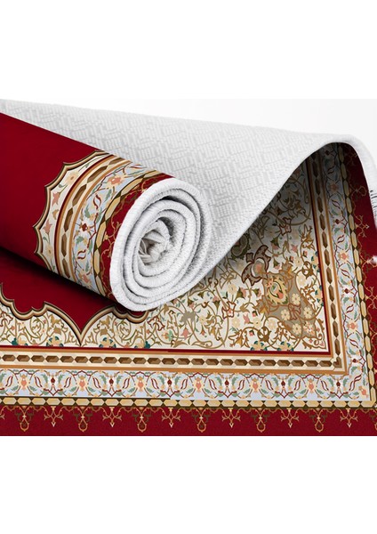 İnci Dijital Baskı Yıkanabilir Kaydırmaz Taban Seccade 70X110 1020