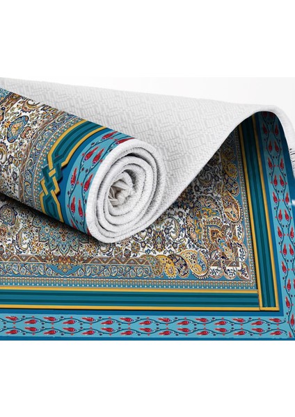 İnci Dijital Baskı Yıkanabilir Kaydırmaz Taban Seccade 70X110 1024